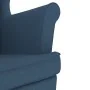 Sillón de tela azul 74x84x100 cm de , Sillones - Ref: Foro24-4016903, Precio: 236,22 €, Descuento: %