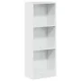 Estantería madera de ingeniería blanco brillo 40x24x109 cm by , Bookcases and shelves - Ref: Foro24-858303, Price: 59,54 €, D...