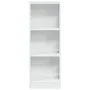 Estantería madera de ingeniería blanco brillo 40x24x109 cm by , Bookcases and shelves - Ref: Foro24-858303, Price: 59,54 €, D...