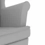 Silla mecedora de tela gris nube 74x90x102 cm de , Sillones - Ref: Foro24-4016929, Precio: 218,94 €, Descuento: %