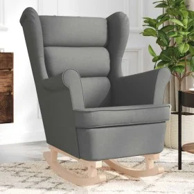 Silla mecedora de tela gris oscuro 74x90x102 cm by , Armchairs - Ref: Foro24-4016920, Price: 192,80 €, Discount: %