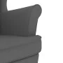 Silla mecedora de tela gris oscuro 74x90x102 cm de , Sillones - Ref: Foro24-4016920, Precio: 192,56 €, Descuento: %