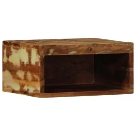 Mueble de TV de pared madera maciza reciclada 40x30x19 cm by , CD and DVD storage - Ref: Foro24-4017468, Price: 41,87 €, Disc...