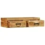 Mueble de TV de pared madera maciza de acacia 80x30x19 cm by , CD and DVD storage - Ref: Foro24-4017463, Price: 91,00 €, Disc...
