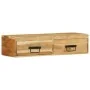 Mueble de TV de pared madera maciza de acacia 80x30x19 cm by , CD and DVD storage - Ref: Foro24-4017463, Price: 91,00 €, Disc...