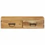 Mueble de TV de pared madera maciza de acacia 80x30x19 cm by , CD and DVD storage - Ref: Foro24-4017463, Price: 91,00 €, Disc...