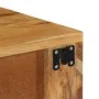 Mueble de TV de pared madera maciza de acacia 80x30x19 cm by , CD and DVD storage - Ref: Foro24-4017463, Price: 91,00 €, Disc...