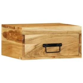 Mesita de noche de pared madera maciza de acacia von , Nachttische - Ref: Foro24-4017454, Preis: 68,81 €, Rabatt: %