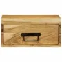Mesita de noche de pared madera maciza de acacia von , Nachttische - Ref: Foro24-4017454, Preis: 68,81 €, Rabatt: %