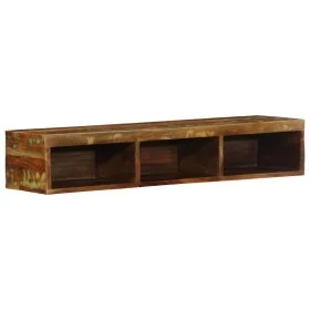 Mueble de TV de pared madera maciza reciclada 100x30x19 cm by , CD and DVD storage - Ref: Foro24-4017480, Price: 80,59 €, Dis...