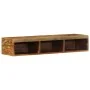 Mueble de TV de pared madera maciza reciclada 100x30x19 cm de , Almacenamiento para CD y DVD - Ref: Foro24-4017480, Precio: 8...