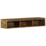 Mueble de TV de pared madera maciza reciclada 100x30x19 cm de , Almacenamiento para CD y DVD - Ref: Foro24-4017480, Precio: 8...