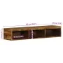 Mueble de TV de pared madera maciza reciclada 100x30x19 cm de , Almacenamiento para CD y DVD - Ref: Foro24-4017480, Precio: 8...