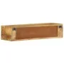 Mueble de TV de pared madera maciza de mango rugosa 80x30x19 cm by , CD and DVD storage - Ref: Foro24-4017461, Price: 105,45 ...