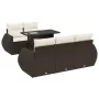 Set sofás de jardín 6 piezas y cojines ratán sintético marrón by , Garden sets - Ref: Foro24-3326574, Price: 515,87 €, Discou...