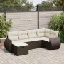 Set sofás de jardín 6 piezas y cojines ratán sintético marrón von , Gartensets - Ref: Foro24-3325589, Preis: 422,59 €, Rabatt: %