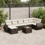 Set sofás de jardín 8 piezas y cojines ratán sintético marrón de , Conjuntos de jardín - Ref: Foro24-3325619, Precio: 510,56 ...