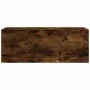 Mueble de pared baño madera ingeniería roble ahumado 80x25x30cm de , Tocadores de baño - Ref: Foro24-860080, Precio: 57,32 €,...