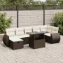 Set sofás de jardín 8 piezas y cojines ratán sintético marrón de , Conjuntos de jardín - Ref: Foro24-3327913, Precio: 566,13 ...