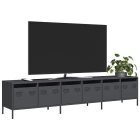 Mueble de TV acero laminado en frío antracita 202x39x43,5 cm von , TV-Möbel - Ref: Foro24-3307151, Preis: 209,73 €, Rabatt: %