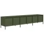 Mueble TV acero laminado en frío verde oliva 202x39x43,5 cm by , TV Furniture - Ref: Foro24-3307153, Price: 209,73 €, Discoun...