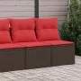 Set sofás jardín y cojines 2 pzas ratán sintético acacia marrón von , Gartensets - Ref: Foro24-3325250, Preis: 148,75 €, Raba...