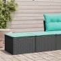 Set sofás jardín y cojines 2 pzas ratán sintético acacia negro von , Gartensets - Ref: Foro24-3328680, Preis: 126,13 €, Rabat...