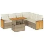 Set sofás jardín y cojines 7 pzas ratán sintético acacia beige von , Gartensets - Ref: Foro24-3327719, Preis: 541,63 €, Rabat...