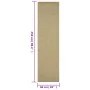 Alfombra de sisal natural verde 66x250 cm de , Alfombras - Ref: Foro24-136373, Precio: 71,00 €, Descuento: %