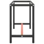 Estructura banco de trabajo metal negro y rojo mate 110x50x79cm von , Tischbeine - Ref: Foro24-151450, Preis: 74,89 €, Rabatt: %