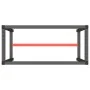 Estructura banco de trabajo metal negro y rojo mate 110x50x79cm von , Tischbeine - Ref: Foro24-151450, Preis: 74,89 €, Rabatt: %