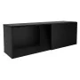 FMD Perchero de pared con compartimento negro 99,1x27,2x33 cm von , Hut- und Garderobenständer - Ref: Foro24-444234, Preis: 1...