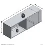 FMD Perchero de pared con compartimento negro 99,1x27,2x33 cm von , Hut- und Garderobenständer - Ref: Foro24-444234, Preis: 1...