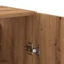 Armario de pared madera ingeniería marrón roble 69,5x34x90 cm de , Aparadores - Ref: Foro24-857293, Precio: 85,79 €, Descuent...