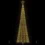 Árbol de Navidad LED con estacas 1534 LEDs blanco cálido 500 cm by , Christmas trees - Ref: Foro24-4016404, Price: 121,44 €, ...
