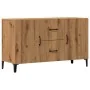 Aparador de madera de ingeniería roble artisan 100x36x60 cm by , Sideboards - Ref: Foro24-856905, Price: 101,48 €, Discount: %