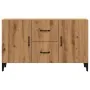 Aparador de madera de ingeniería roble artisan 100x36x60 cm by , Sideboards - Ref: Foro24-856905, Price: 101,48 €, Discount: %
