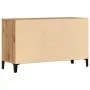 Aparador de madera de ingeniería roble artisan 100x36x60 cm by , Sideboards - Ref: Foro24-856905, Price: 101,48 €, Discount: %