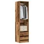 Armario de madera de ingeniería roble envejecido 50x50x200 cm de , Armarios roperos - Ref: Foro24-3318628, Precio: 141,45 €, ...