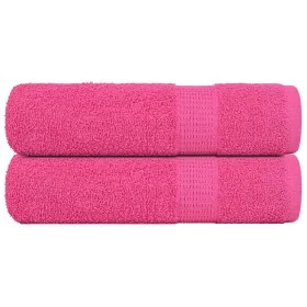 Toallas de Mano 2 piezas Rosa 50x100 cm 360 g/m² 100% Algodón by , Towels - Ref: Foro24-137046, Price: 15,43 €, Discount: %
