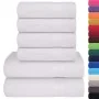 Juego de toallas 6 piezas 100% algodón blanco 360 gsm von , Toallas de baño y manoplas - Ref: Foro24-137078, Preis: 32,89 €, ...