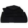 Juego de toallas 8 piezas 100% algodón negro 360 gsm by , Toallas de baño y manoplas - Ref: Foro24-137073, Price: 45,47 €, Di...