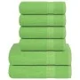 Juego de toallas 6 piezas 100% algodón verde 360 gsm von , Toallas de baño y manoplas - Ref: Foro24-137086, Preis: 37,06 €, R...