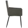 Sillas de comedor con reposabrazos 2 uds tela gris topo by , dining chairs - Ref: Foro24-282068, Price: 188,86 €, Discount: %