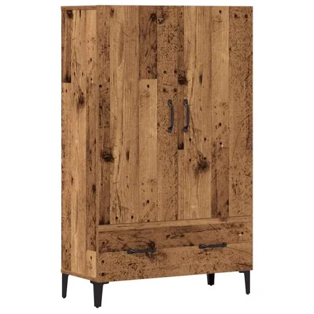 Aparador de madera de ingeniería madera vieja 70x31x115 cm by , Sideboards - Ref: Foro24-856924, Price: 109,95 €, Discount: %