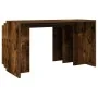 Mesas apilables 3 pzas madera contrachapada roble ahumado by , Side tables - Ref: Foro24-858537, Price: 59,48 €, Discount: %