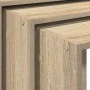 Mesas apilables 3 pzas madera contrachapada color roble Sonoma by , Side tables - Ref: Foro24-858535, Price: 58,09 €, Discoun...