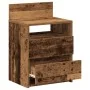 Mesillas de noche 2 uds con 2 cajones madera vieja 40x33x60 cm by , Nightstands - Ref: Foro24-858575, Price: 82,44 €, Discoun...