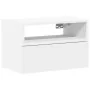 Mesita de noche de pared blanco 45x26x28,5 cm de , Mesitas de noche - Ref: Foro24-858596, Precio: 42,27 €, Descuento: %