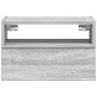 Mesita de noche de pared color gris sonoma 45x26x28,5 cm by , Nightstands - Ref: Foro24-858606, Price: 38,26 €, Discount: %
